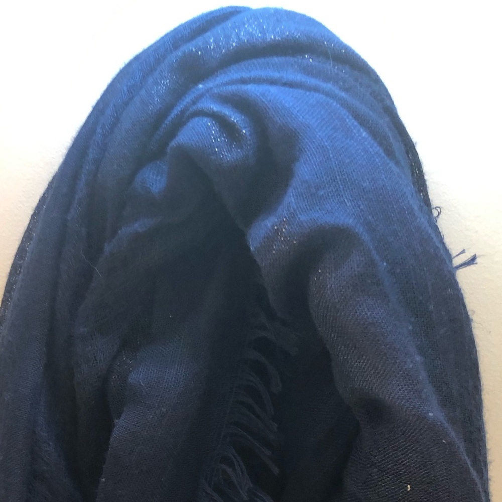Beautiful Navy Sparkle LOFT Infinity Scarf - Picture 2 of 6